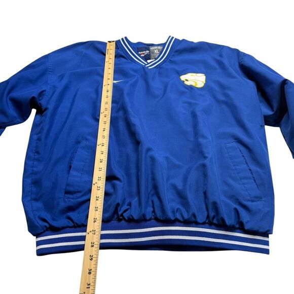 Vintage Reebok Panthers V Neck Pullover Men’s Blue Sz XL FLAW - Picture 8 of 12